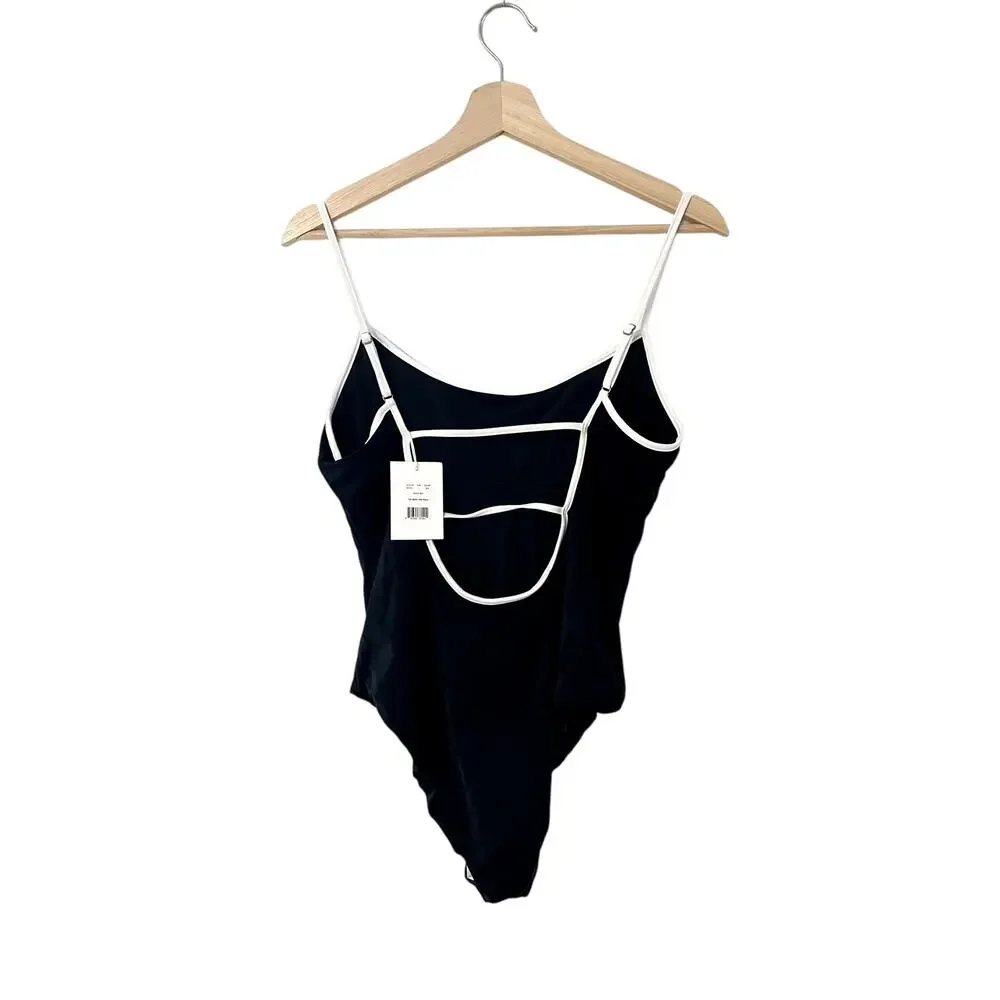Andie Swim The Bells One Piece in Black L NWT